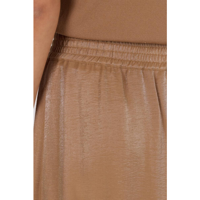 Jansen Amsterdam Fran rok ws691 long slits elastic waistband tobacco WS691 large
