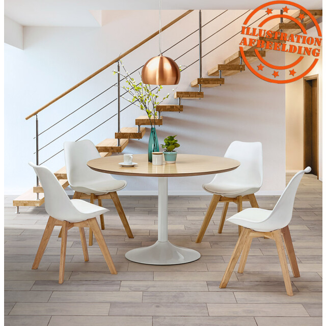 Alterego Moderne stoel teki 56x48x83 cm 3191265 large