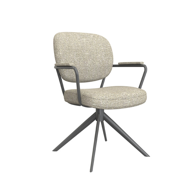 Label51 Eetkamerstoel basel naturel boucle set van 2 3172619 large