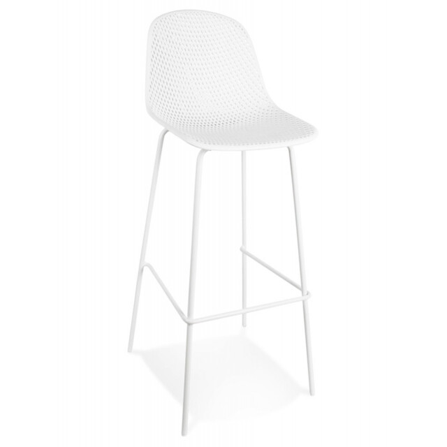 Alterego Geperforeerde barkruk loki 48x49x106 cm 3191048 large