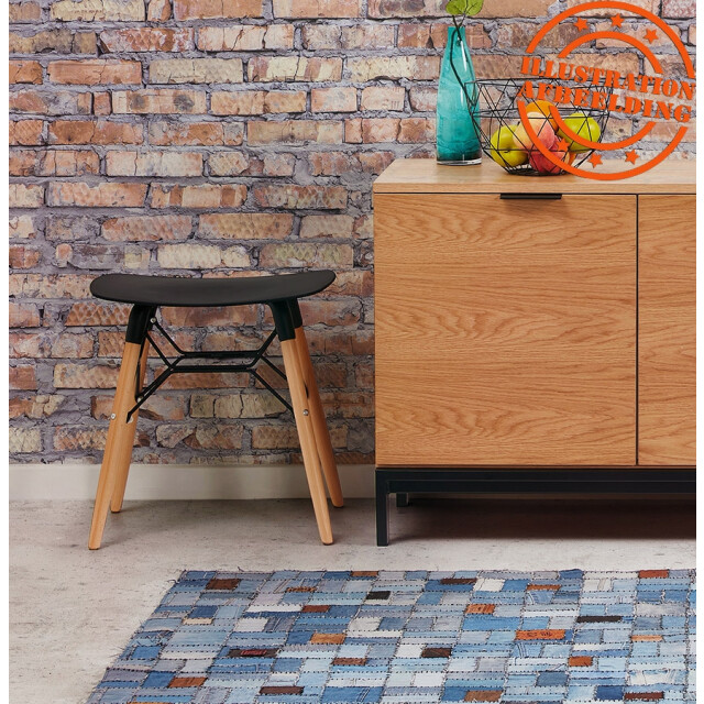 Alterego Aladin design lage kruk 47x34x47 cm 3190868 large