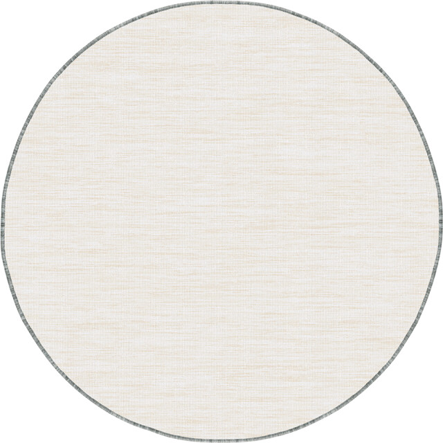 Muratap Brussels uni buitenkleed – rond effen indoor & outdoor vloerkleed – tuinkleed, 3192039 large