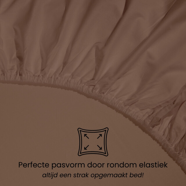 Superieur Hoeslaken 120x200 cm - 100% katoen 3060025 large