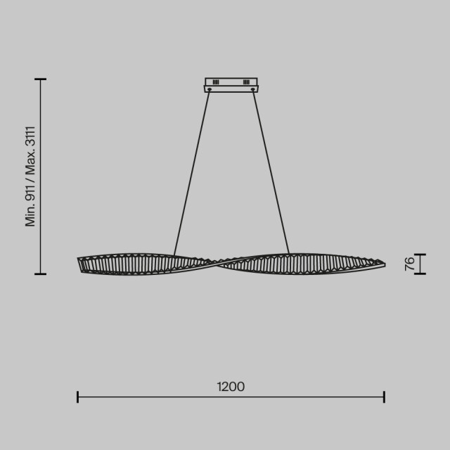 Maytoni hanglamp krone messing 2994694 large