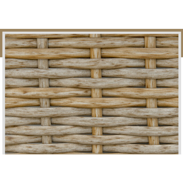 4goodz Outsunny ligbed rotan rug verstelbaar met wielen - 3192321 large