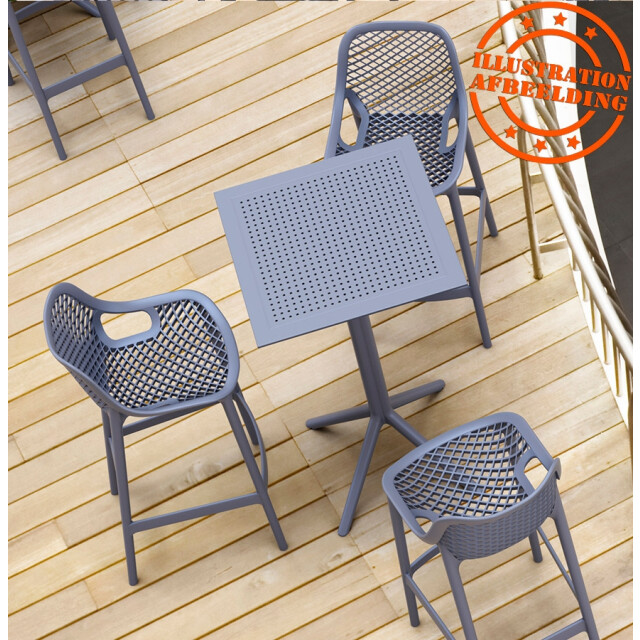 Alterego Opvouwbare statafel foly 60x60x108 cm 3191215 large