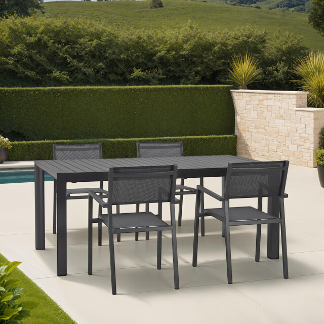 Alterego Samui uitschuifbare tuintafel 180-240x100x75 cm 3191635 large