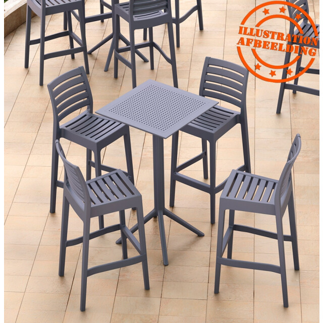 Alterego Opvouwbare statafel foly 60x60x108 cm 3191215 large