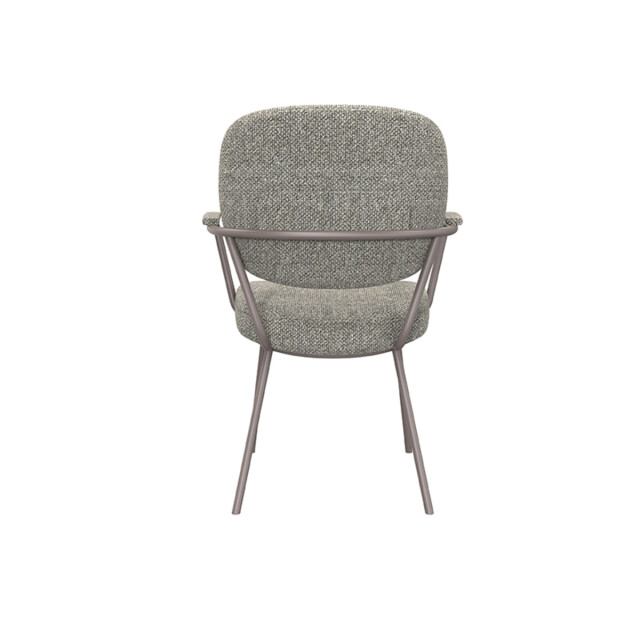 Label51 Eetkamerstoel lausanne truffel boucle set van 2 3172701 large
