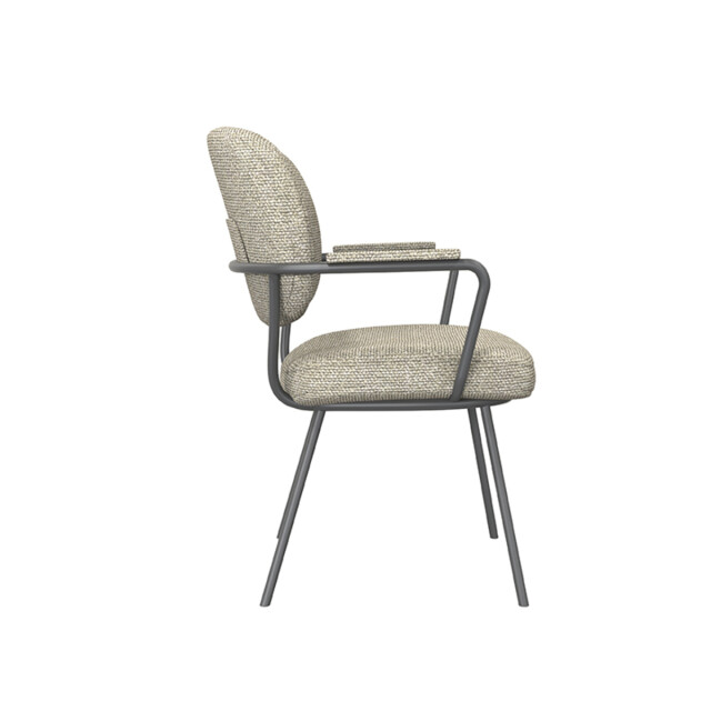 Label51 Eetkamerstoel lausanne naturel boucle set van 2 3172704 large
