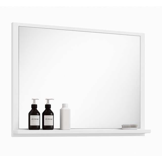 Badplaats Badkamerspiegel oliver 60 x 12 x 50 cm - spiegel met houten 3191992 large