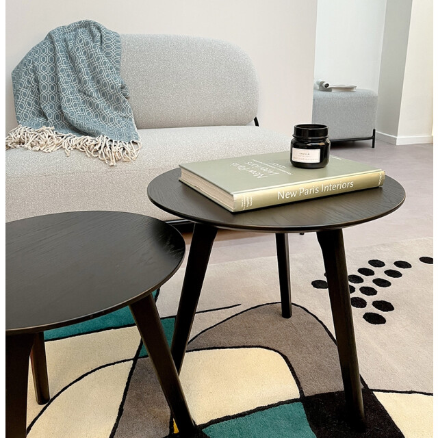 Alterego Ronde bijzettafels gaby 50x50x45 cm 3037400 large