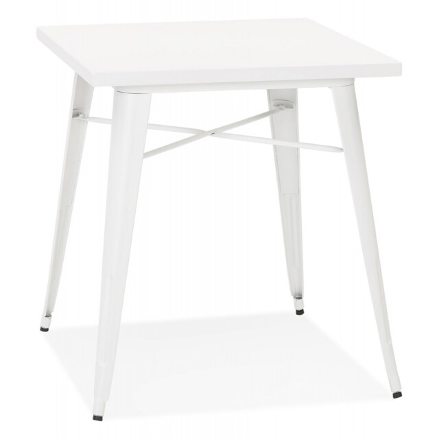 Alterego Kleine eettafel in industriële stijl lalou 76x76x76 cm 3191585 large