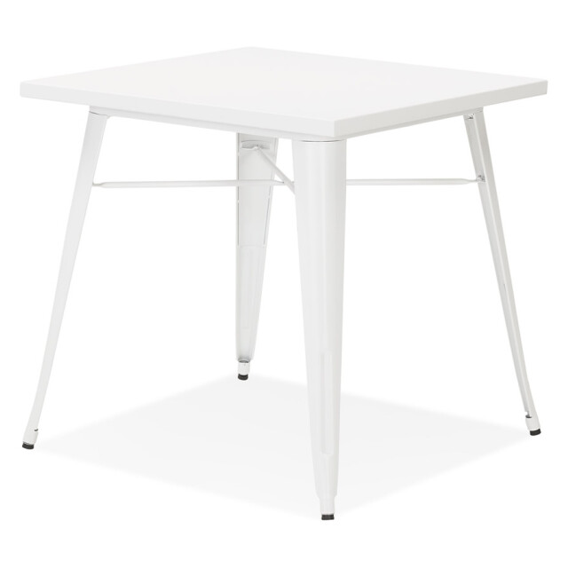 Alterego Kleine eettafel in industriële stijl lalou 76x76x76 cm 3191585 large