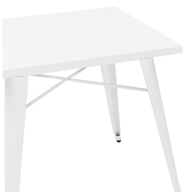Alterego Kleine eettafel in industriële stijl lalou 76x76x76 cm 3191585 large