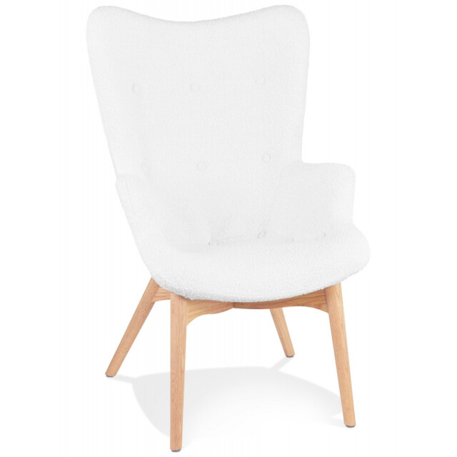 Alterego Trapeur stijl vleugelfauteuil 93x67x65 cm 3190751 large