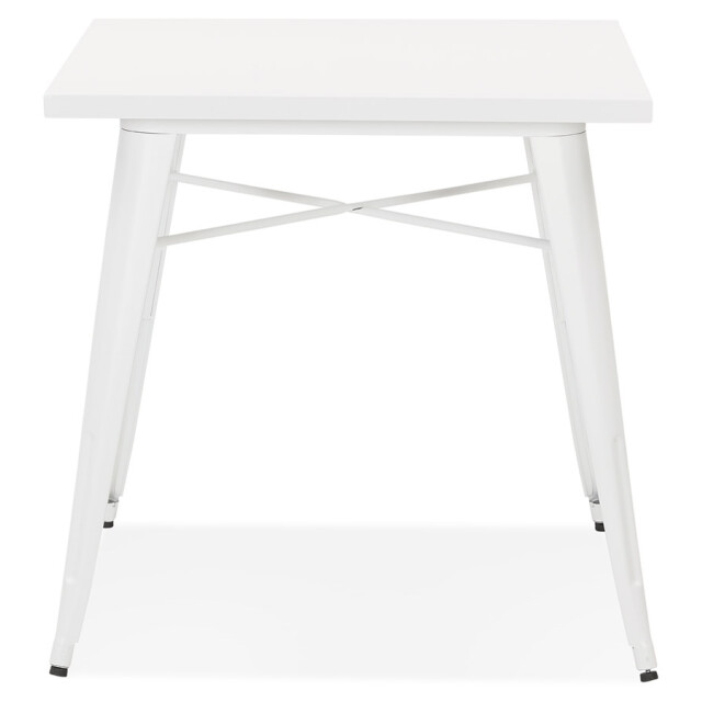 Alterego Kleine eettafel in industriële stijl lalou 76x76x76 cm 3191585 large
