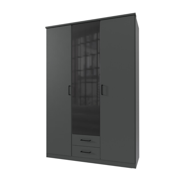 CaliCosy Kast 3 draaideuren met 1 spiegel en 2 laden l135 cm soest 3192242 large