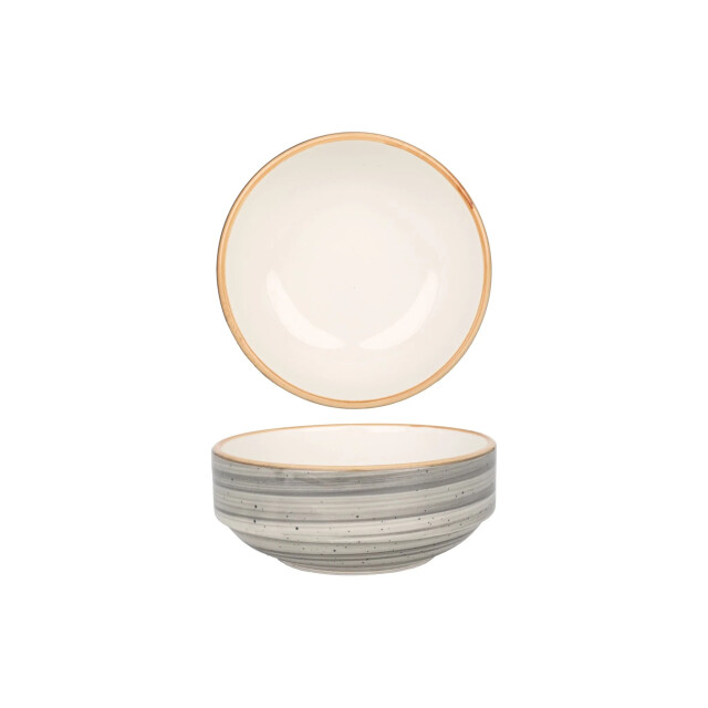 Bonna Serveerschaal aura space porselein 14 cm (500cc) set van 2 3190223 large