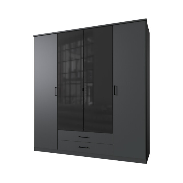 CaliCosy Kast 4 draaideuren met 2 spiegels en 2 laden l180 cm soest 3192243 large