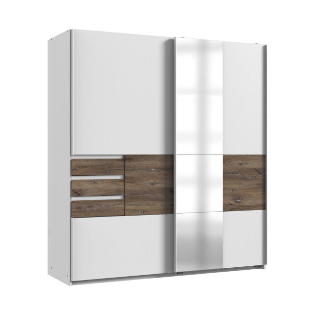 CaliCosy Kast 2 schuifdeuren met 1 spiegel en laden l180 cm bamberg 3192244 large