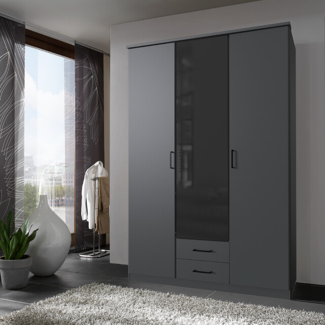 CaliCosy Kast 3 draaideuren met 1 spiegel en 2 laden l135 cm soest 3192242 large