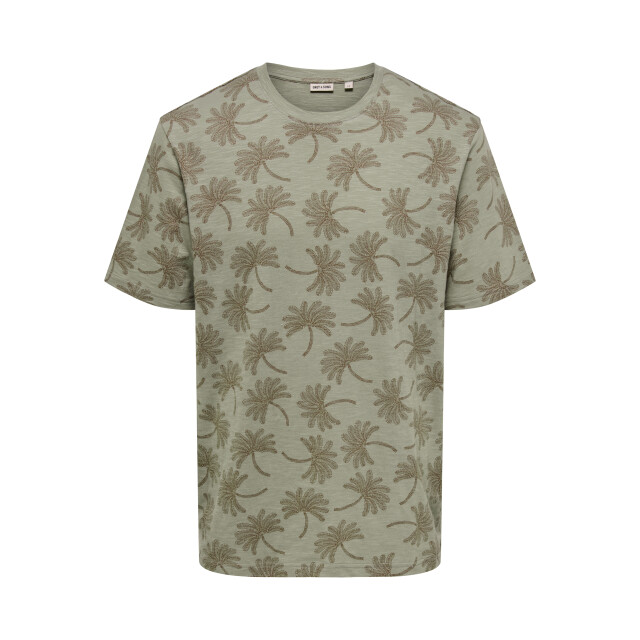 Only & Sons Onsmaldini aop reg. ss aop tee 22034083 large