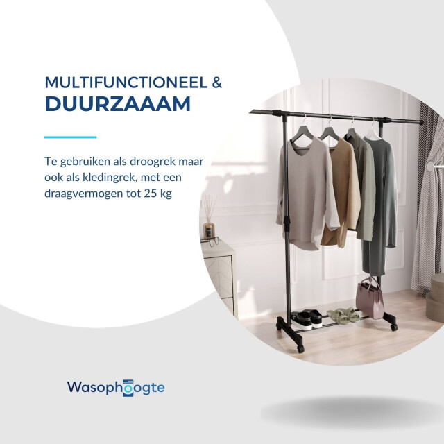 Wasophoogte ® droogrek op wielen uno 3188029 large
