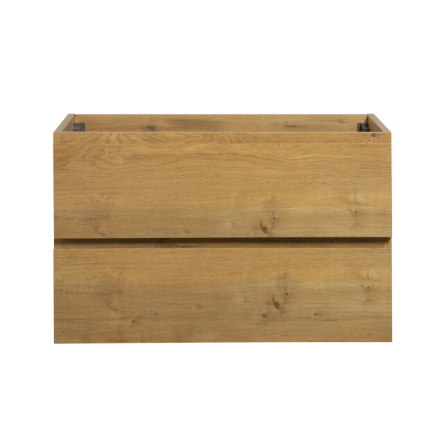 Badplaats Wastafel onderkast angela 80 x 48 cm eiken hangend wastafelmeubel 3191995 large