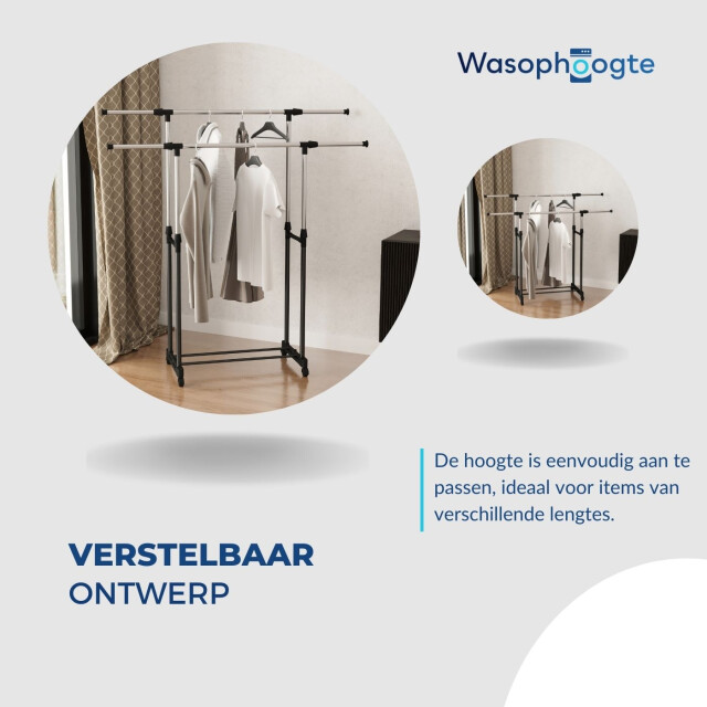 Wasophoogte ® droogrek op wielen due 3188021 large