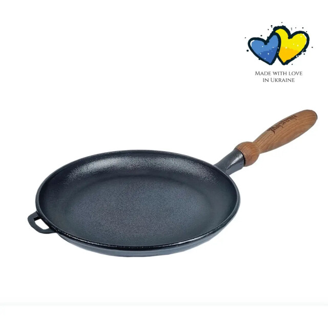 Maysternya Pannenkoekenpan gietijzer ø 24 x 2,5 cm zwart 3192364 large
