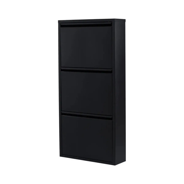 WDMT Schoenenkast 3 deurs zwart 3192343 large