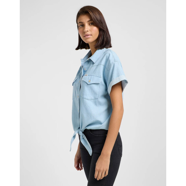 Lee Crop tied western shirt light mood 11236508100 large