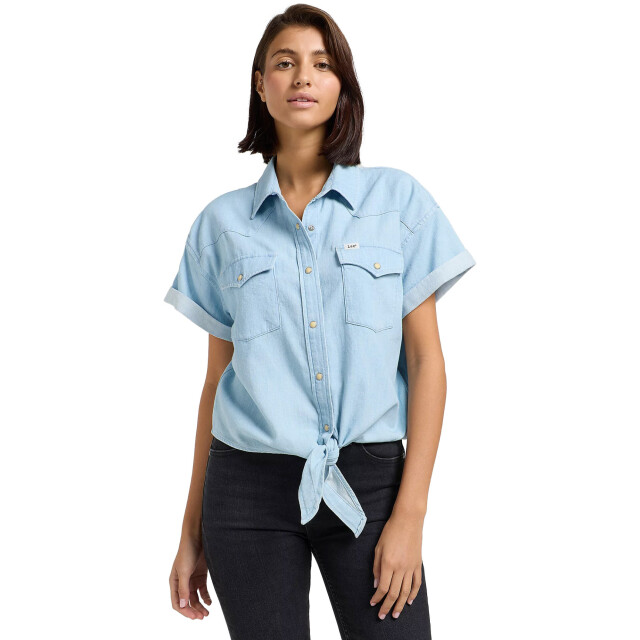 Lee Crop tied western shirt light mood 11236508100 large