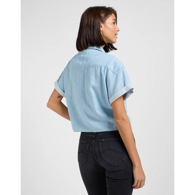 Lee Crop tied western shirt light mood 11236508100 large