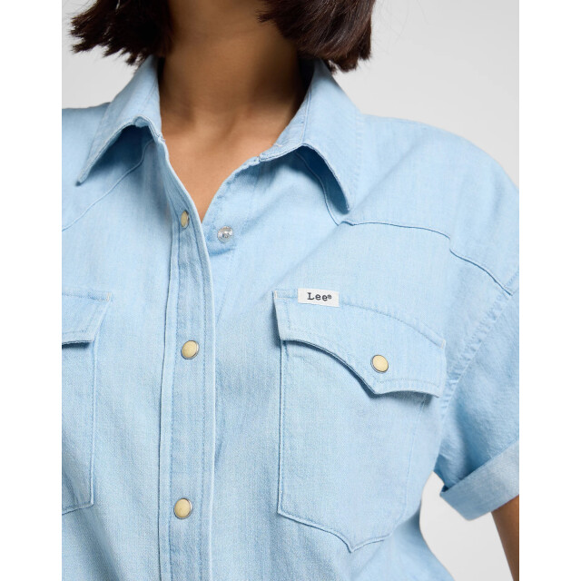 Lee Crop tied western shirt light mood 11236508100 large