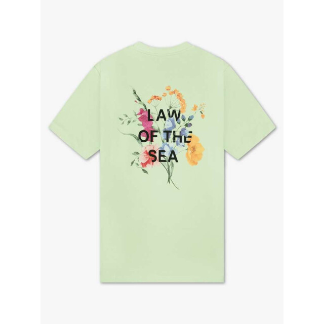 Law of the sea Botanicals backprinted artwork tee LAW-10206-407 large