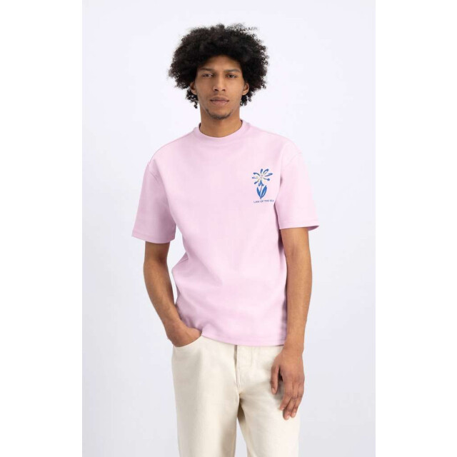 Law of the sea Flower artwork tee LAW-10210-204 large