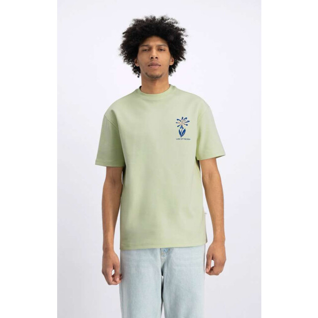 Law of the sea Flower artwork tee LAW-10210-407 large