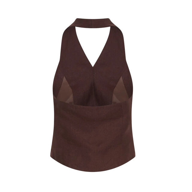 Moss Copenhagen 19056 naira claritta halterneck waistcoat 19056 Naira Claritta Halterneck Waistcoat large