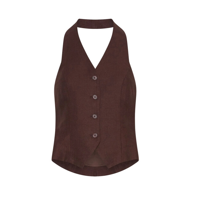 Moss Copenhagen 19056 naira claritta halterneck waistcoat 19056 Naira Claritta Halterneck Waistcoat large