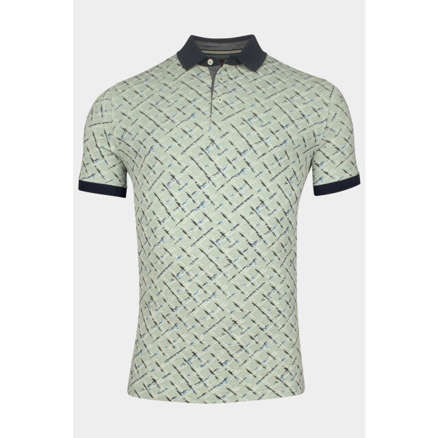 Baileys Polo korte mouw poloshirt 2-tone pique all o 515228/72 188143 large