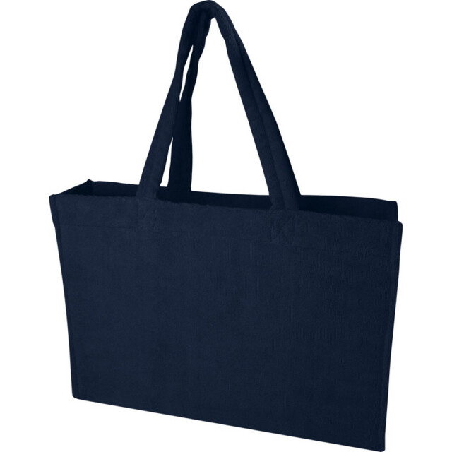 Floso Siam badstof strandtas gerecycled 13l UTPF4707_navy large