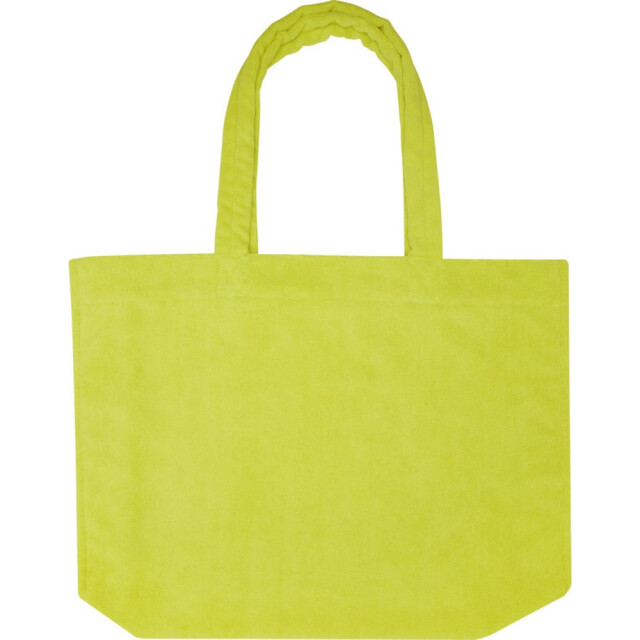 Floso Siam badstof strandtas gerecycled 13l UTPF4707_lime large
