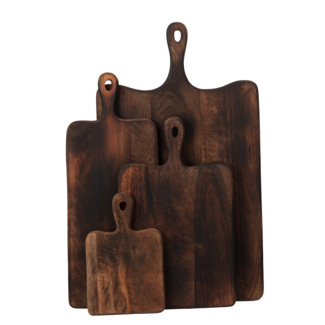 J-Line Snijplank rechthoekig hout extra large 79079 large