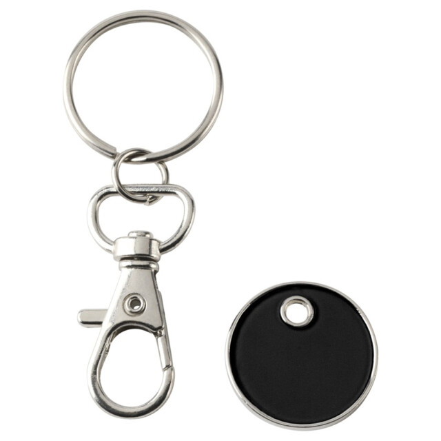 Generic Surplus Rory munt winkelwagen sleutelhanger UTPF4688_solidblack large
