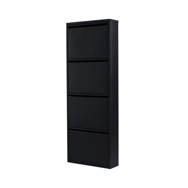 WDMT Schoenenkast 4 deurs zwart 3192345 large
