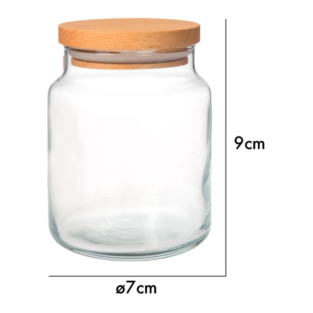 WDMT Glazen voorraadpot 290 cc 3192428 large