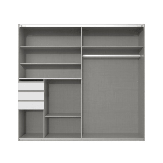 CaliCosy Kast 2 schuifdeuren met 3 laden l180 cm coburg 3192249 large