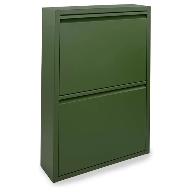 WDMT Schoenenkast 2 deurs olijf groen 3192410 large